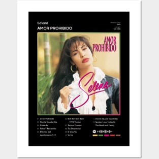 Selena - Amor Prohibido Tracklist Album Posters and Art